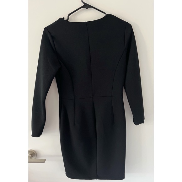 🖤Zip-front Bodycon Dress (s) - Picture 3 of 4